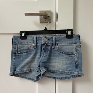Guess Blue Jean Shorts Classic Cut-Off Style
